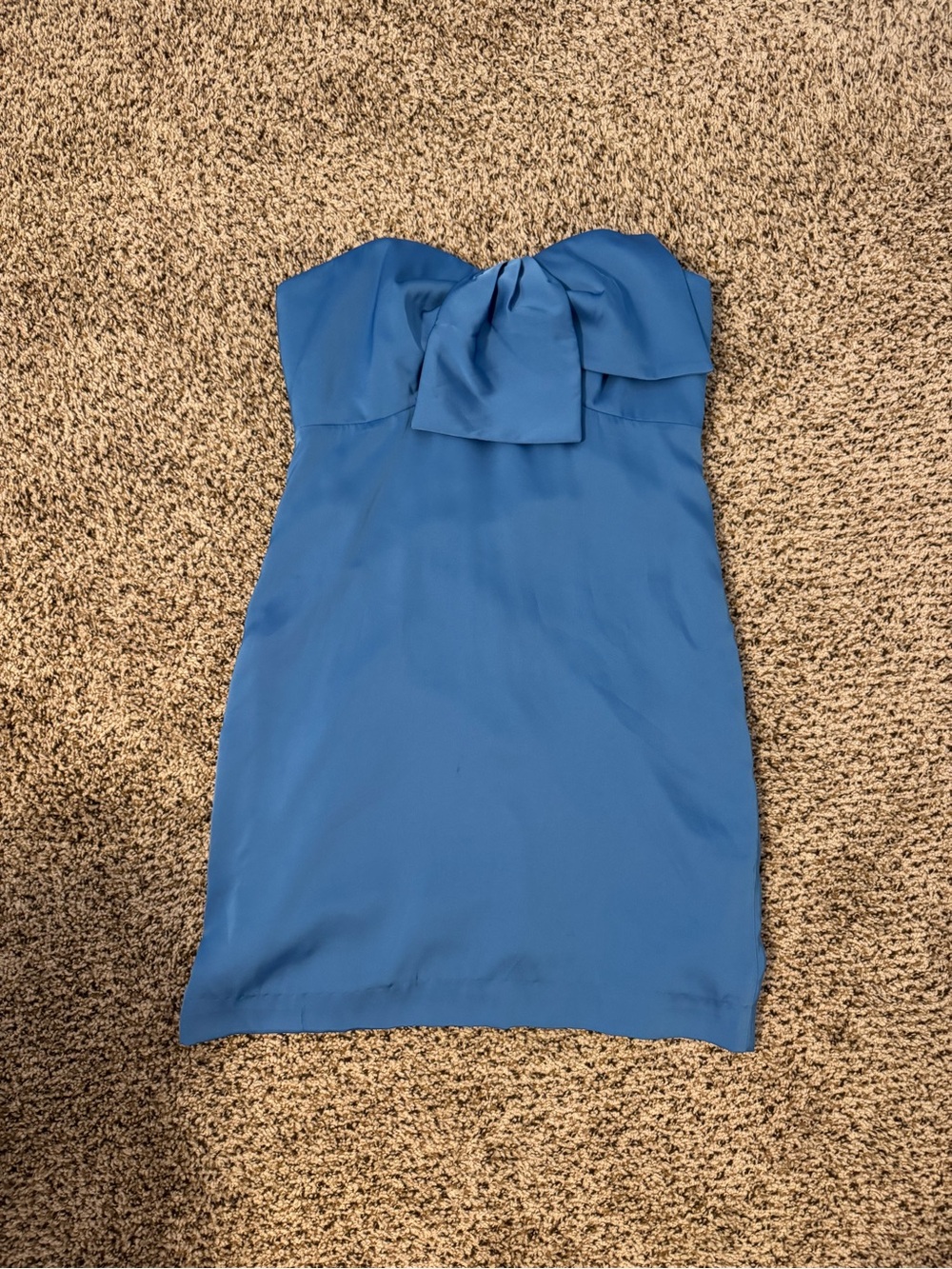 Lilly Pulitzer Strapless Cobalt Blue Bow Dress - Picture 2 of 2